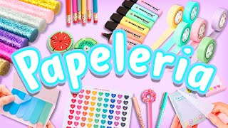 CREA TU PROPIA PAPELERIA 10 IDEAS FACILES EN CASA  Tutoriales Belen [upl. by Aneeg]