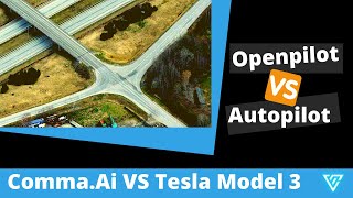 Intersection Test  Autopilot Vs Openpilot [upl. by Jenkins]