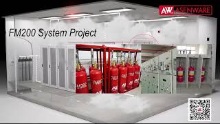 FM200 fire suppression system [upl. by Atiekan]