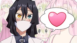 First Date ♡ Mitsuri x Obanai animation 🍡 [upl. by Martreb732]