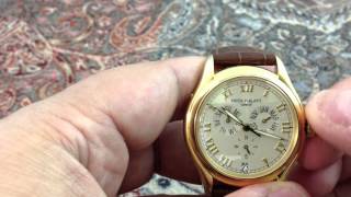 How to set a Patek Philippe 5035 Annual Calendar [upl. by Hamo]