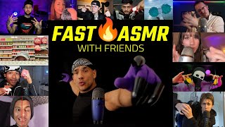 ⚠️FAST AGGRESSIVE ASMR WITH FRIENDS COLLAB [upl. by Ained]