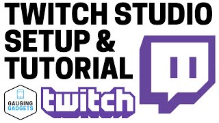 How To Start A Twitch Stream With Twitch Studio  Setup Tutorial [upl. by Yornek821]