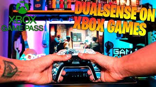 How To Use PS5 DUALSENSE Controller on XBOX GAME PASS PC [upl. by Martreb924]