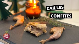 CAILLES CONFITES 🍗 Recette de caille gourmande et facile [upl. by Denton]