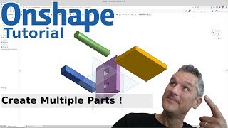 Onshape  8  Multiple Parts in One Studio [upl. by Penni]