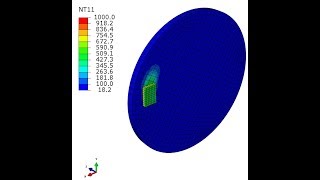 Abaqus Dynamic ExplicitDisk Brake AnalysisStep by Step [upl. by Wilsey]