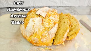 Easy Homemade ARTISAN Bread Recipe in 2025 [upl. by Marcus]