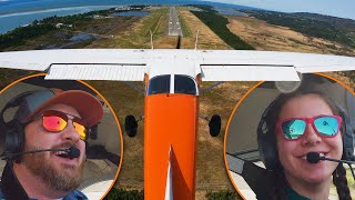 VICTORY Sienna Tackles Tough Landings Real World Flight Training [upl. by Nyltyak]