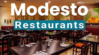 Top 10 Best Restaurants to Visit in Modesto California  USA  English [upl. by Lenaj]