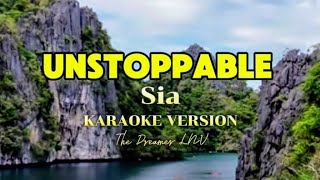 Sia  Unstoppable  KARAOKE VERSION [upl. by Esme]