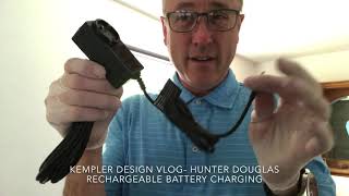 Hunter Douglas Rechargeable Battery Charging Information [upl. by Nallek404]