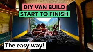 HOWTO CONVERT A VAN  Full DIY Process in 21 Days [upl. by Garbe]