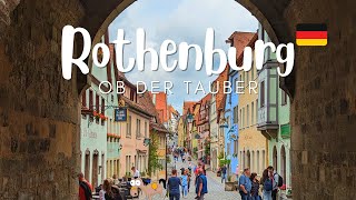 Rothenburg ob der Tauber in 6 minutes  The historical festival  Must visit place in Germany 4K [upl. by Alasteir]