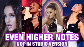 Ariana Grande Hitting High Notes NOT In Studio Version Part 1 [upl. by Trent]