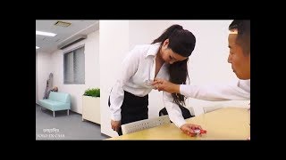 Hot Thai Girls with Boss in Office [upl. by Enaffit]