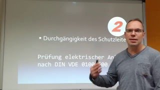 Prüfen elektrischer Anlagen Schutzleiterwiderstand 2 [upl. by Nerrak47]