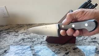 HENCKELS Solution Razor Sharp Review Well Crafted Knife Set that Keeps its Sharp Edge Great Choic [upl. by Aitnahs]