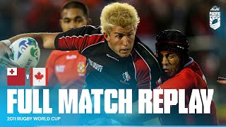 Huge Upset in New Zealand  TONGA v CANADA  Rugby World Cup 2011  Full Match Replay [upl. by Columbine]