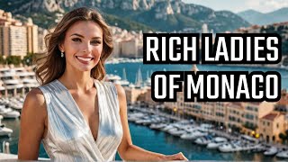 RICH MONACO LADIES amp LUXURY LIFE in Monaco 2024 [upl. by Rusty]