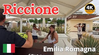 Riccione Italy 🇮🇹 4K Walking Tour  June 2024 [upl. by Marlee]