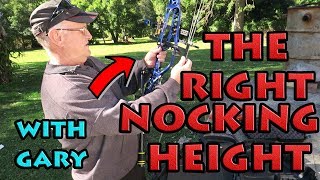 Gary can fix your bow how to re serve tie a d loop and nock height fixing the compound bow [upl. by Hoang]