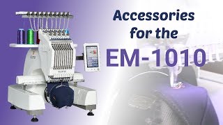 Best Embroidery Machine Accessories Ricoma EM1010 Home Embroidery Machine [upl. by Ahsenal]