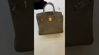 Hermes Birkin Handbag Taupe 👜 Shop Now [upl. by Anneres783]