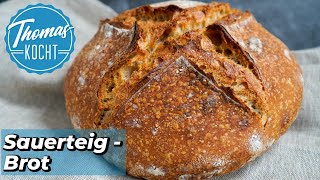 Das perfekte Brot backen  mit Sauerteig [upl. by Beckman]