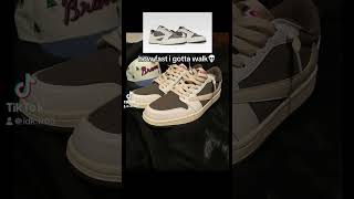 Leisurely stroll fr dhgateshoes cleanshoes sneakers fencefinds jordan1 travisscott fyptiktok [upl. by Hartwell]