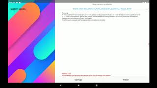 Android Tablet  How to Run a System Update [upl. by Dnomyaw122]