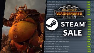 Steam Sale  Total War  Warhammer 3 v524 Greenskins [upl. by Lepine]