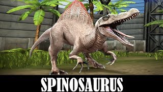 SPINOSAURUS MAX LEVEL 40  Jurassic World The Game [upl. by Anitsirk]