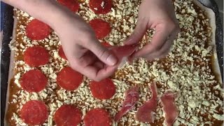 Como hacer pizza de peperoniMarisolpink [upl. by Jakie559]