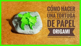 Cómo hacer una tortuga de papel 🐢  Origami [upl. by Luapnoj]