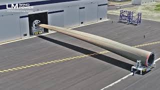 Worlds longest wind turbine blade sees first daylight [upl. by Ical]