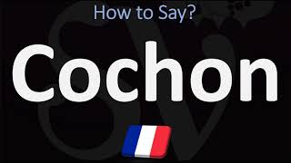 How to Say ‘PIG’ in French  How to Pronounce Cochon [upl. by Naerb902]