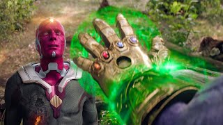 Thanos Kills Vision Scene  Thanos Uses Time Stone  Avengers Infinity War 2018 Movie Clip [upl. by Otrebogir]