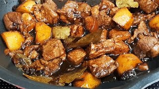 Adobong Baboy  Pork Adobo [upl. by Nelubez]