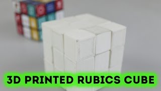 Fully 3D printed Rubiks cube [upl. by Melinde924]