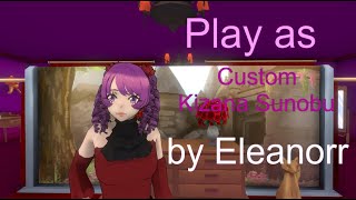 Play as Custom Kizana Sunobu by Eleanorr  Yandere simulator [upl. by Silvanus]