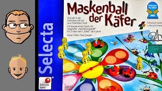 Maskenball der Käfer Kinderspiel des Jahres 2002  Review [upl. by Wandie]