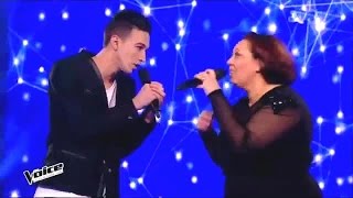 Samira Brahmia VS Aubin Battle quotThe Voice France 2015quot [upl. by Hamilton]