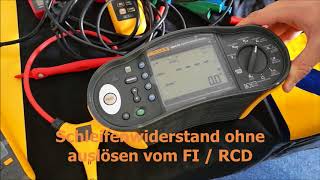 Fluke 1664FC Anlagentester Installationstester VDE0100 Messgerät Funktionen Bedienungsanleitung [upl. by Philip]