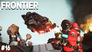 Escaping THE BASE  Space Engineers Frontier  Ep 16 quotThe Payloadquot [upl. by Mckeon]