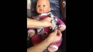 How to Untwist Car Seat Straps The Car Seat Ladys Triangle Trick [upl. by Gylys557]