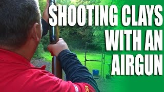 Spectacular Shooting  clay pigeons with airguns [upl. by Nylzor234]