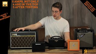 4 Best Guitar Amplifiers Under 100  Watch Before You Buy [upl. by Essiralc]