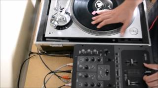 Kuts like a Guillotine ATLP120 Turntable Scratch Test [upl. by Imis]