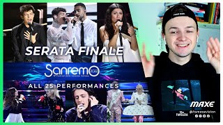 SANREMO 2022 FINAL ALL THE SONGS Mahmood Blanco Elisa Matteo Romano LRDL Sangiovanni [upl. by Marvin]